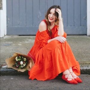 H&M boho dress with tassels .